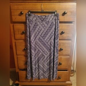 Westport Navy Maxi Skirt Size L
